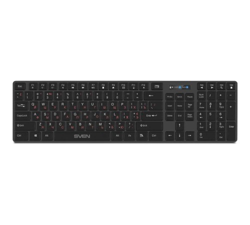 Беспроводная клавиатура SVEN KB-E5300W графит (109 кл.+12Fn) Беспроводная клавиатура SVEN KB-E5300W графит (109 кл.+12Fn)
