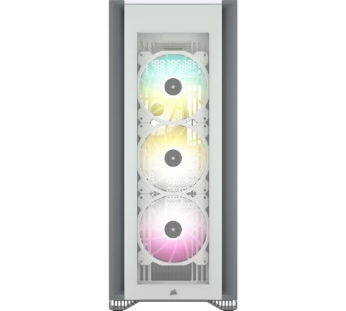 Корпус без блока питания/ Case Corsair iCUE 7000X RGB, Full-Tower, TG, 4x140mm RGB, 4xUSB-A 3.0, 1xUSB 3.2 Type-C, E-ATX, ATX, mATX, mITX White