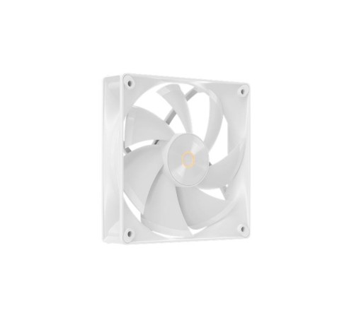 Вентилятор для корпуса Ocypus Delta F12 WH 3 IN 1, 120x120x25mm, 4-PIN PWM, 500-2000 RPM, 29 DBA MAX, HYDRO BEARING