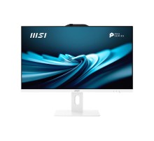 Моноблок MSI Pro AP272P 14M AiO 27" FHD(1920x1080)IPS AG Non-touch, Core i5-14400 (2.5GHz), 8Gb DDR5(1x8Gb), 512GB SSD M.2, Intel UHD, WiFi, BT, camera, WirelessKB&mouse Eng/Rus,No OS,1y war-ty, White