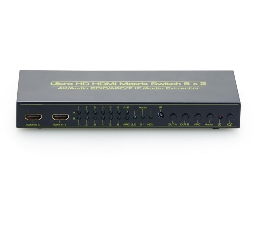 Greenconnect Переключатель HDMI 1.4, Matrix +ARC+PIP, 6 к 2 серия Greenline GL-v602 Greenconnect Переключатель HDMI 1.4, Matrix +ARC+PIP, 6 к 2 серия Greenline GL-v602