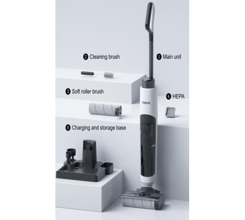XDJ07RM Пылесос Roidmi Smart Cordless Wet Dry Vacuum Cleaner NEO Black+White XDJ07RM Пылесос Roidmi Smart Cordless Wet Dry Vacuum Cleaner NEO Black+White