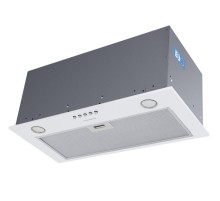 Вытяжка/ Кухонная вытяжка MAUNFELD Crosby Power 50 белый, полновстраиваемая, 1050 м3/ч, 3 скорости, механическое управление, уровень шума 51.8 дБ, цвет белый