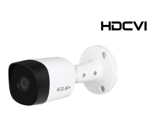 EZ-IP by Dahua Видеокамера HDCVI цилиндрическая, 1/2.7" 2Мп КМОП 25к/с при 1080P, 25к/с при 720P 3.6мм объектив 20м ИК, Smart IR, ICR, OSD, 4в1(CVI/TVI/AHD/CVBS) IP67, металлический корпус