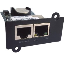 SNMP карта удаленного управления/ РСК-ПМКАРД карта удаленного управления для 1-фазных ИБП СайберЭлектро (Изготовлено в РФ)