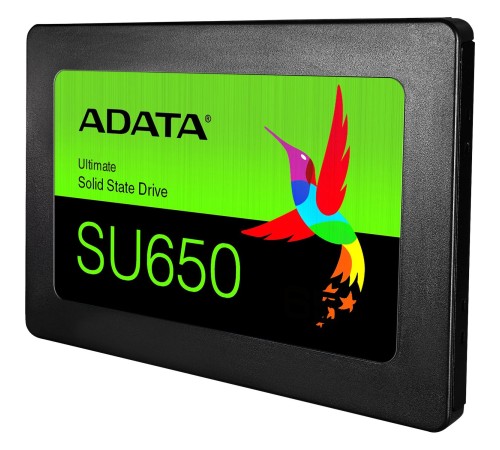 Твердотельный накопитель/ ADATA SSD Ultimate SU650, 512GB, 2.5" 7mm, SATA3, 3D TLC, R/W 520/450MB/s, IOPs 40 000/75 000, TBW 280, DWPD 0.5 (3 года) Твердотельный накопитель/ ADATA SSD Ultimate SU650, 512GB, 2.5" 7mm, SATA3, 3D TLC, R/W 520/450MB/s, IOPs 40 000/75 000, TBW 280, DWPD 0.5 (3 года)