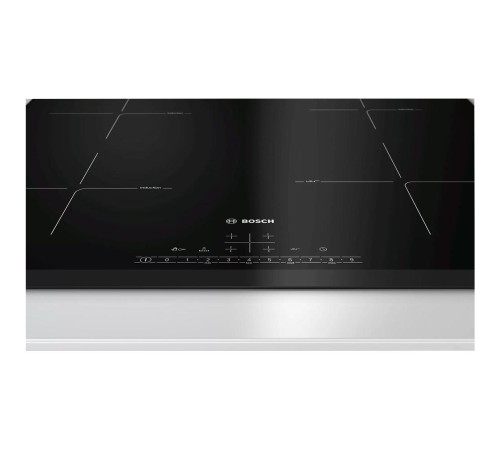 Встраиваемая индукционная панель BOSCH Индукционная,  60 см, индукция, скошенные края, сенсорное управление, черный