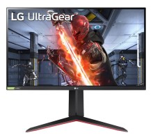 Монитор LG LCD 27GN65R-B/ LG UltraGear 27GN65R-B 27" IPS monitor, 1920x1080, 300cd/m2, 1000:1, 16:9, 1мс (GtG), HDMI, DP, 144Hz, 178/178, внешний БП, G-SYNC Compatible, HDR 10, LTSP, sRGB 99%, HAS, VESA (100x100 мм), black