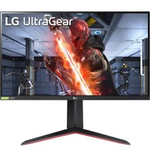 Монитор LG LCD 27GN65R-B/ LG UltraGear 27GN65R-B 27" IPS monitor, 1920x1080, 300cd/m2, 1000:1, 16:9, 1мс (GtG), HDMI, DP, 144Hz, 178/178, внешний БП, G-SYNC Compatible, HDR 10, LTSP, sRGB 99%, HAS, VESA (100x100 мм), black