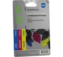 -/ Картридж струйный Cactus CS-CD972 №920XL синий (14.6мл) для HP DJ 6000/6500/7000/7500