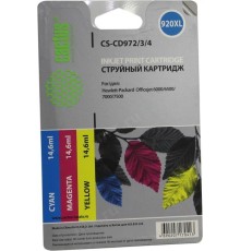 -/ Картридж струйный Cactus CS-CD972 №920XL синий (14.6мл) для HP DJ 6000/6500/7000/7500