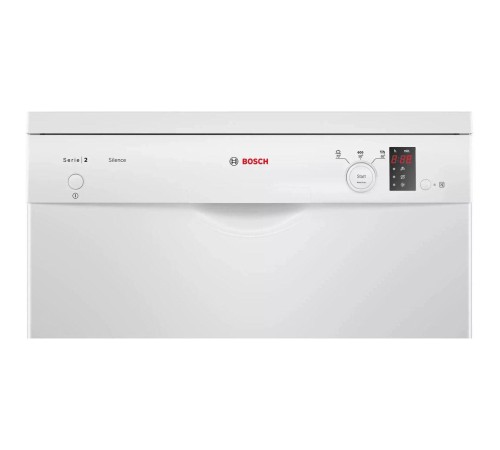 Посудомоечная машина BOSCH Serie 2, Отдельностоящая посудомоечная машина 60см., EcoSilence Drive; цвет: белый; Класс A-A-A; уровень шума 48 дБ; 3 прогр.: Эко, Интенсивная, Быстрая.