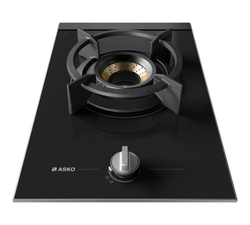 Газовая варочная панель ASKO/ Арт. 741473 ; Газовая варочная панель ASKO, 1 зона,материал стеклокерамика,кольцо для вока-чугун,электроподжиг, цвет черный