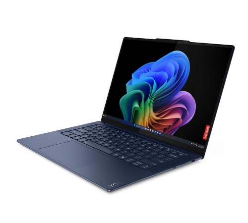 Ноутбук/ Lenovo Yoga Slim 7 14Q8X9 14.5"(2944x1840 OLED)/Touch/Qualcomm Snapdragon X Elite X1E-78-100(Ghz)/32768Mb/1024PCISSDGb/noDVD/Int:Adreno X1-85/Cam/BT/WiFi/70WHr/war 1y/1.28kg/cosmic blue/Win11Home + 65W, RU kbd Ноутбук/ Lenovo Yoga Slim 7 14Q8X9 14.5"(2944x1840 OLED)/Touch/Qualcomm Snapdragon X Elite X1E-78-100(Ghz)/32768Mb/1024PCISSDGb/noDVD/Int:Adreno X1-85/Cam/BT/WiFi/70WHr/war 1y/1.28kg/cosmic blue/Win11Home + 65W, RU kbd