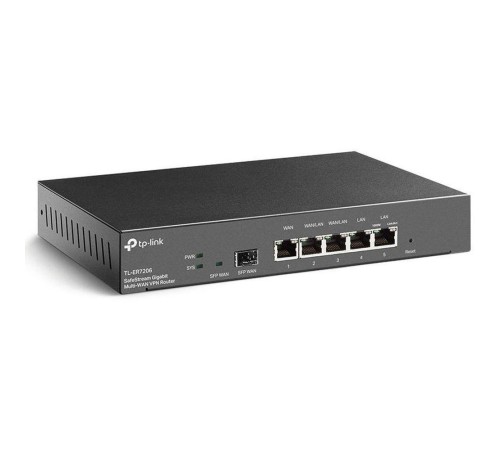 Маршрутизатор/ Gigabit Multi-WAN VPN Router, 1× Gb SFP WAN, 1× Gb RJ45 WAN, 2× Gb WAN/LAN RJ45, 2× Gb RJ45 LAN ports, Integration with Omada SDN Controller