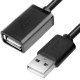 Greenconnect Удлинитель 2.0m USB 2.0, AM/AF витой, черный, 28/28 AWG, экран, Premium, GCR-UEC0M-BB2S-2.0m