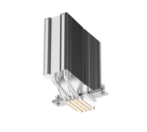 Кулер для процессора/ CPU Cooler SAMA A40L (240W, 4-pin PWM, 152mm, 4x6mm, ARGB, 1x120mm, 78CFM, 29dBA, 2200RPM, S: 1851/1700/1200/115X, AM5/AM4, silver)