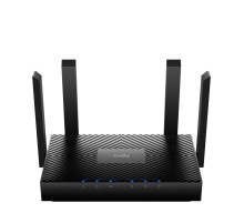 Маршрутизатор/ AX3000 Gigabit Dual Band Wi-Fi 6 Mesh Router, Chipset MT7981BA+MT7976CN+MT7531AE, 802.11ax/ac/a/b/g/n, 2402Mbps at 5GHz + 574Mbps at 2.4GHz, 4 10/100/1000Mbps Ports, 4 x 5dBi fixed antennas, WiFi router/AP/ Repeater/WISP Mode, PPTP/L2TP/Ope