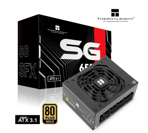 Блок питания 650W/ Power Supply Thermalright, 650W 80+ Gold (SFX, 3.1, Full modular, 1x24(20+4)pin, 1xCPU 8(4+4)pin, 2xPCIe*2 8(6+2)pin, 3xSATA3, 3xMOLEX4pin, Active, 92x92mm, 100x125x64mm, APFC, OPP, OVP, OTP, OCP, SCP, UVP, black) Блок питания 650W/ Power Supply Thermalright, 650W 80+ Gold (SFX, 3.1, Full modular, 1x24(20+4)pin, 1xCPU 8(4+4)pin, 2xPCIe*2 8(6+2)pin, 3xSATA3, 3xMOLEX4pin, Active, 92x92mm, 100x125x64mm, APFC, OPP, OVP, OTP, OCP, SCP, UVP, black)
