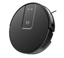 Робот-пылесос с гироскопом Robot vacuum IRBIS Peach 0121,2500 mAh,28W,2000Pa, Hyroscope, Black, charging stat, remote, roller brush & cloth for wet, 2 in 1 water tank & dust collector,  (царапины,потертости,следы эксплуатации)
