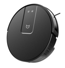 Робот-пылесос с гироскопом Robot vacuum IRBIS Peach 0121,2500 mAh,28W,2000Pa, Hyroscope, Black, charging stat, remote, roller brush & cloth for wet, 2 in 1 water tank & dust collector,  (царапины,потертости,следы эксплуатации)