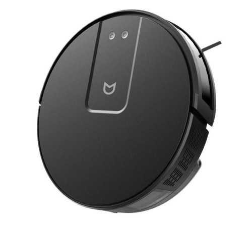 Робот-пылесос с гироскопом Robot vacuum IRBIS Peach 0121,2500 mAh,28W,2000Pa, Hyroscope, Black, charging stat, remote, roller brush & cloth for wet, 2 in 1 water tank & dust collector,  (царапины,потертости,следы эксплуатации)