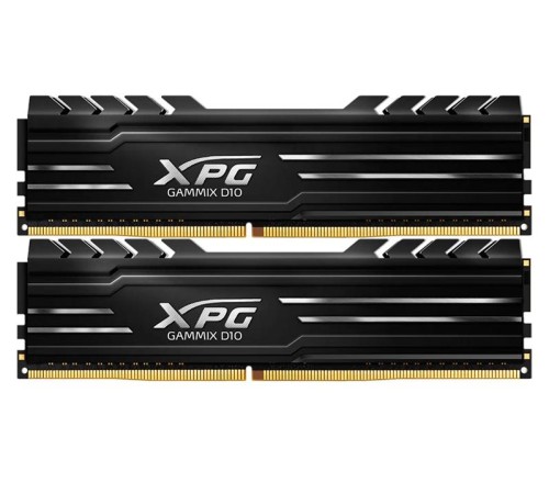 Оперативная память ADATA GAMMIX D10 DDR4 DIMM 16GB 3600MHz 2*8GB 18-22-22 1.35V BLACK DUAL COLOR BOX