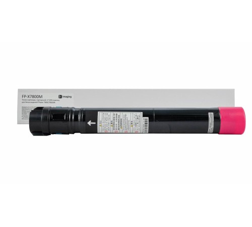 Тонер-картридж F+ imaging, пурпурный, 17 200 страниц, для Xerox моделей Phaser 7800/7800DN (аналог 106R01571), FP-X7800M (Вскрытая упаковка)