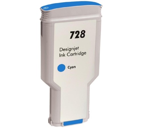 -/ Струйный картридж NV Print 728 (NV-F9K17A) Cyan для HP DesignJet T830/T730 (300 мл) совместимый