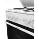 Комбинированная плита Gorenje/ Комбинированная плита Gorenje, полезный объем 68 л, очистка паром AquaClean, сводчатая форма духовки, механическое управление, электроподжиг, цвет белый