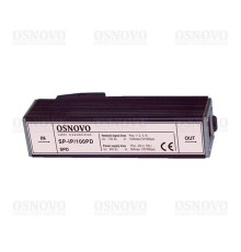 Устройство грозозащиты OSNOVO SP-IP/100PD Устройство грозозащиты для локальной вычислительной сети (скорость до 100Мбит/с) с защитой линий PoE (af/at, метод B, контакты 4/5, 7/8), двухуровневая защита. 1 вход (RJ45-мама), 1