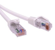 Патч-корд экранированный CAT6 F/UTP 4х2, LSZH, белый, 1.0м