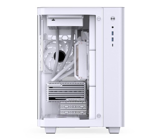 Корпус без блока питания/ Case JONSBO TK-3 White, Midi-Tower, TG, no fan, 2xUSB-A 3.2 + 1xUSB-C 3.2, ATX, mATX, mITX White Корпус без блока питания/ Case JONSBO TK-3 White, Midi-Tower, TG, no fan, 2xUSB-A 3.2 + 1xUSB-C 3.2, ATX, mATX, mITX White