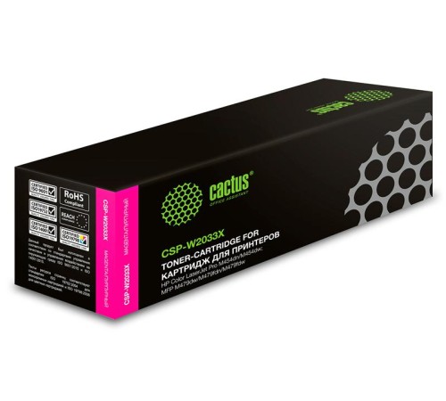 Картридж лазерный Cactus CSP-W2033X 415X пурпурный (6000стр.) для HP LJ M454/MFP M479