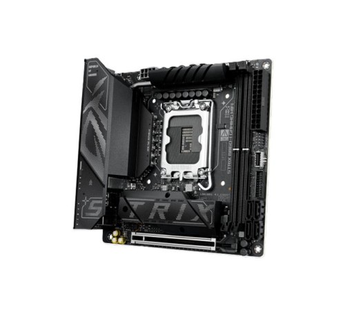 Материнская плата ASUS ROG STRIX B860-I GAMING WIFI, LGA1851, B860, 2*DDR5, 4*SATA, 2*M.2, 6*USB 3.2, Type-C, 1*PCIx16, DP+HDMI, mITX; 90MB1JB0-M0EAY0