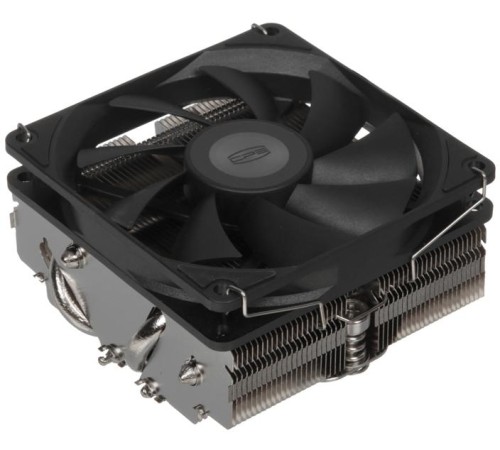 Кулер для процессора PCCooler RC400-53, Low Profile, 92mm FAN, 4 HEAT PIPES, 4-PIN PWM, 1000-2700 RPM, 31.2 DBA, HYDRO BEARING, LGA 1851/1700/1200/115X, AMD AM5/AM4