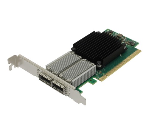 Сетевая карта Infiniband/ CX556A ConnectX-5 VPI adapter card, EDR IB (100Gb/s) and 100GbE, dual-port QSFP28, PCIe3.0 x16, tall bracket Сетевая карта Infiniband/ CX556A ConnectX-5 VPI adapter card, EDR IB (100Gb/s) and 100GbE, dual-port QSFP28, PCIe3.0 x16, tall bracket