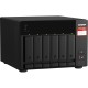 Сетевое хранилище без дисков/ SMB QNAP TVS-675-8G NAS, 6-tray w/o HDD, 2xM.2 SSD Slot, 1xHDMI-port. CPU 8-сore 64-bit x86 KX-U6580 2.5 GHz , 8GB DDR4 (1 x 8GB) up to 64GB (2 x 32GB), 2x 2.5 Gigabit LAN