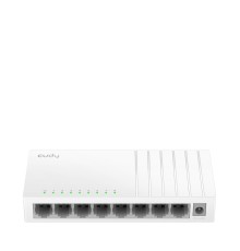 Коммутатор/ 8-Port 10/100 Mbps Desktop Switch, 8 10/100M RJ45 Ports, Loop Detection, Desktop Plastic Case, Power Saving, Plug & Play