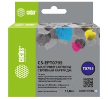 -/ Картридж струйный Cactus CS-EPT0795 светло-пурпурный (13.8мл) для Epson Stylus Photo 1400/1500/PX700