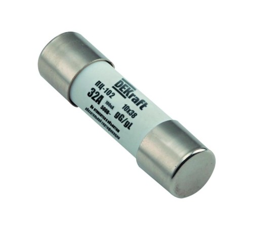 Предохранитель цилиндрич. 6A 10x38 ПЦ-102 DEKraft