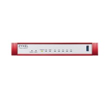 Межсетевой экран/ Межсетевой экран Zyxel USG FLEX 50HP, 1xRJ-45: 1G PoE+ (LAN/WAN), 4xRJ-45: 1G (LAN/WAN), 1xUSB3.0 **