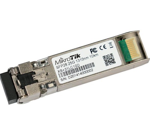 Трансивер MikroTik SFP/SFP+/SFP28 module 1/10/25G  SM 10km 1310nm