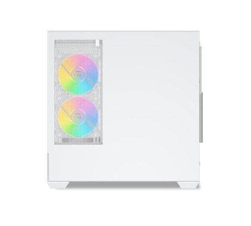 Корпус ПК без блока питания/ Case SAMA V40 White, Midi-Tower, TG, 6x120mm ARGB, 2xUSB 3.0 + 1xUSB 3.1 Type-C, ATX, mATX, mITX White
