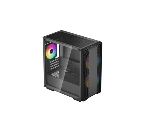 корпус Deepcool CC360 ARGB без БП, боковое окно (закаленное стекло), черный, mATX (R-CC360-BKAPM3-G-1)