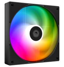 Кулер для корпуса/ Case Cooler ID-COOLING AS-120-ARGB-K (120x120x25mm, 4-pin PWM, ARGB, 58CFM, 27.2dBA, 2000RPM, Black)