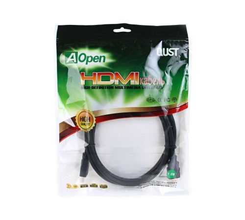 Кабель/ Кабель HDMI 19M/M ver 2.0, 1.8М Aopen <ACG711-1.8M>