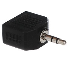Переходник/ Переходник разветвитель аудио 3.5 Jack (M) - 2x3.5 Jack (F), стерео VCOM <VAD7847>