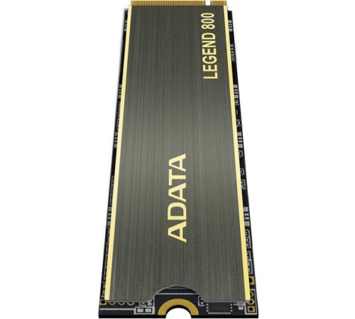 Твердотельный накопитель/ ADATA SSD LEGEND 800, 500GB, M.2(22x80mm), NVMe 1.4, PCIe 4.0 x4, 3D NAND, R/W 3500/2200MB/s, IOPs н.д./н.д., TBW 300, DWPD 0.55, with Heat Sink (3 года) Твердотельный накопитель/ ADATA SSD LEGEND 800, 500GB, M.2(22x80mm), NVMe 1.4, PCIe 4.0 x4, 3D NAND, R/W 3500/2200MB/s, IOPs н.д./н.д., TBW 300, DWPD 0.55, with Heat Sink (3 года)