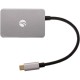 Кабель-концентратор/ Кабель-концентратор USB 3.1 Type-Cm --> 4 port USB3.0(f) Aluminum Shell VCOM <DH310B>